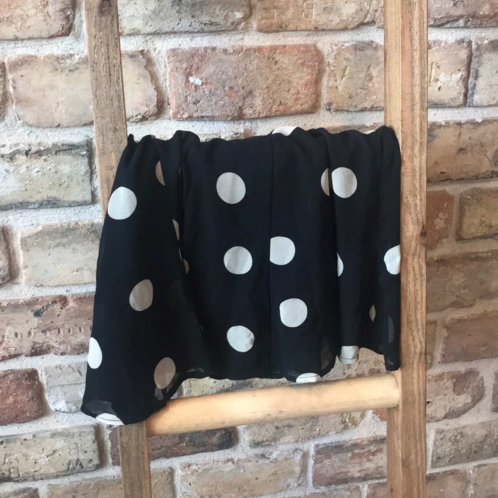 Show Me Your Mumu- Polka dot skater skirt